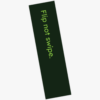 Flip not swipe bookmark