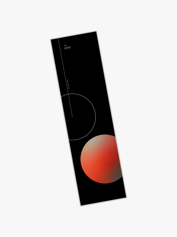 Mars bookmark