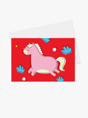 Year of Horse Zodiac Card