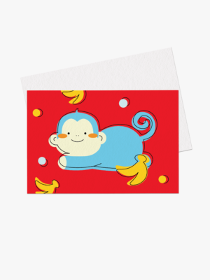 Year of Monkey Zodiac Card