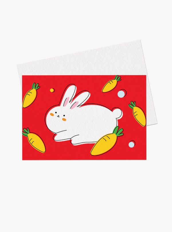 Year of Rabbit Zodiac Card