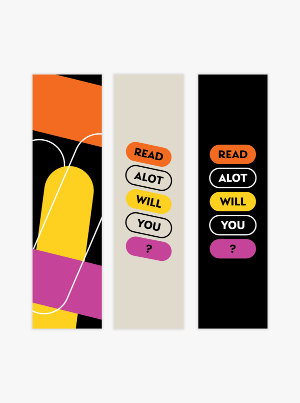 Reading pills bookmarks